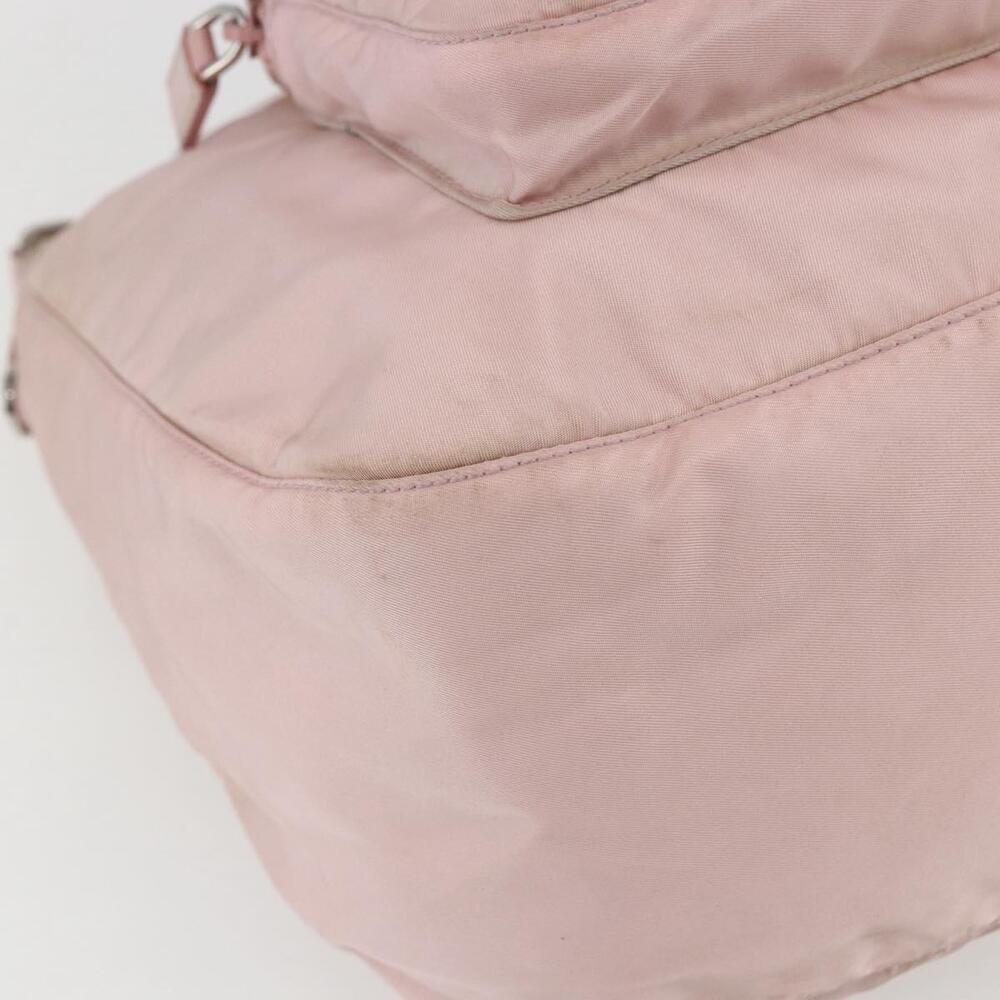 PRADA Shoulder Bag Nylon Pink Silver Auth 157013 - Picture 14 of 16